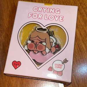 Brand New Pop Mart Crybaby Crying For Love Plush Mirror Pendant